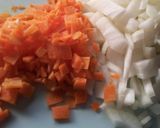 野菜ソースのサイコロステーキ丼作り方1写真