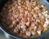 野菜ソースのサイコロステーキ丼作り方5写真