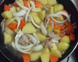 味噌で肉じゃが!!作り方4写真