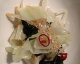 キャベツの芯ともやしとわかめの酢の物作り方6写真