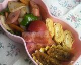 ウインナー彩り野菜のシンプル炒め☆お弁当作り方2写真