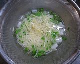 シャキ！かいわれモヤシらっきょう酢素麺作り方4写真