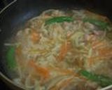 お野菜たっぷりあんかけうどん作り方3写真