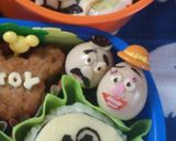 丸いお弁当箱でMr.ポテトヘッド♪作り方6写真