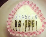 ピアノおにぎり♪キャラ弁♪鍵盤の解説付♪作り方5写真