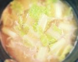 岩手の味♡山東菜としらすの味噌汁♪作り方5写真