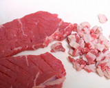 安いステーキ肉が簡単に絶品もやし炒め添え作り方1写真