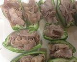 ピーマンと豚肉のパン粉焼き作り方4写真