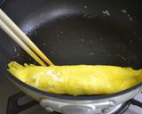 お弁当用の塩味の卵焼き作り方5写真
