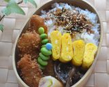 お弁当用の塩味の卵焼き作り方7写真