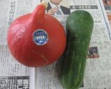 夏レシピ♪赤かぼちゃの寒天寄せ作り方1写真