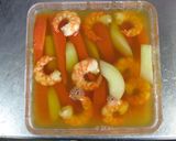 夏レシピ♪赤かぼちゃの寒天寄せ作り方6写真