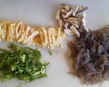 油揚げと糸こんのたらこ炒り作り方1写真