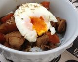 甘辛にメロメロ❤鶏マヨ甘辛丼作り方5写真