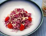 赤い野菜のヘルシーコールスロー作り方3写真