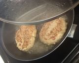 なめ茸の旨味が閉じ込められた鶏ハンバーグ作り方7写真