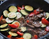 牛肉と夏野菜の豆鼓醤炒め作り方6写真