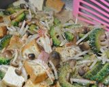 ゴーヤと厚揚げの味噌味チャンプル作り方8写真