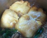 新玉と卵の油揚げ煮☆えのき葱ソース作り方3写真