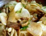 スライス大根と豚肉のにんにく醤油炒め作り方10写真