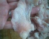 鳥皮のパリパリおつまみ作り方1写真