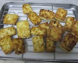 葱入り醤油味焼き豆腐作り方5写真