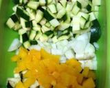 朝食かブランチに☆カフェ風夏野菜トースト作り方1写真
