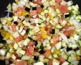 朝食かブランチに☆カフェ風夏野菜トースト作り方2写真