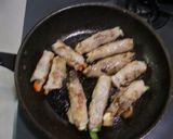 わさびでピリッ！野菜の肉まきまき作り方8写真
