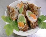 わさびでピリッ！野菜の肉まきまき作り方12写真