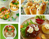 七夕ｷｬﾗ弁*うさぎﾁｬﾝの星に願いを*作り方5写真