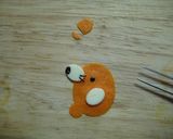 クマちゃん型ＤＥおすわりモグラ君作り方4写真