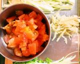 たっぷり野菜ときのこの納豆ぶっかけ素麺作り方5写真