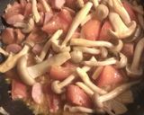 ウインナーとキノコのトマトパスタ作り方3写真