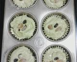 色と香りを楽しむ◎抹茶と甘納豆のマフィン作り方6写真