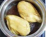 夏☆お酢でやわらか！鶏むね肉のさっぱり煮作り方4写真