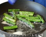 2分完成！時短が命！アスパラレモン作り方6写真