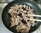 ★豚肉とナスとピーマンの味噌炒めです。♪作り方3写真