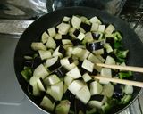 ★豚肉とナスとピーマンの味噌炒めです。♪作り方5写真