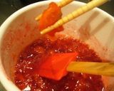 真っ赤な贅沢。スモモジャム。作り方7写真