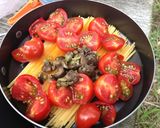 山ご飯！フライパンひとつ3分速攻パスタ参作り方4写真