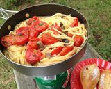 山ご飯！フライパンひとつ3分速攻パスタ参作り方7写真