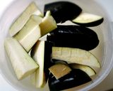 ＊茄子とトマトの冷たいサラダ＊作り方3写真