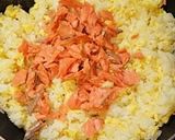 焼き鮭とシャキシャキレタスのチャーハン作り方8写真