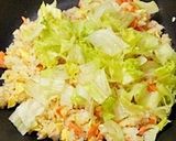 焼き鮭とシャキシャキレタスのチャーハン作り方10写真