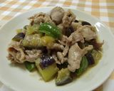 ★豚肉とナスとピーマンの味噌炒めです。♪作り方9写真