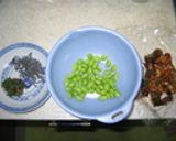 鰻と枝豆のまぜご飯作り方1写真