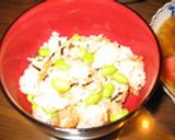 鰻と枝豆のまぜご飯作り方3写真