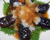 焼き茄子のおろし味ぽんのせ作り方13写真