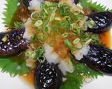 焼き茄子のおろし味ぽんのせ作り方14写真